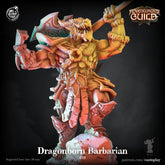 Dragonborn Barbarian 3D-printed model
